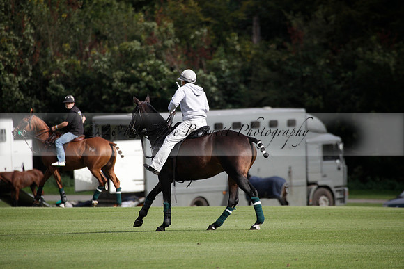 Broadoak Farm v Salkeld in an Autumn Cup polo match played on Lawns 2 at Cowdray Park Polo Club on Sunday 16 September 2012