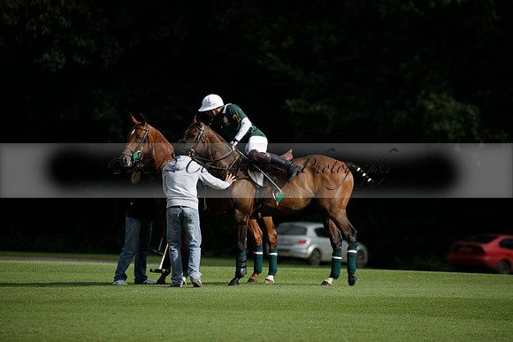 Broadoak Farm v Salkeld in an Autumn Cup polo match played on Lawns 2 at Cowdray Park Polo Club on Sunday 16 September 2012