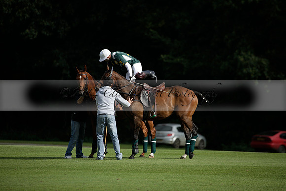 Broadoak Farm v Salkeld in an Autumn Cup polo match played on Lawns 2 at Cowdray Park Polo Club on Sunday 16 September 2012
