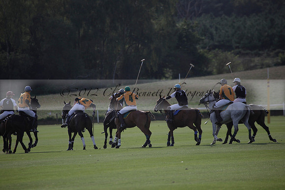 Maiz Dulce v Blackdown Equine Clinic in a Farewell Cup polo match played on Ambersham 1 at Cowdray Park Polo Club on Saturday 22 September 2012