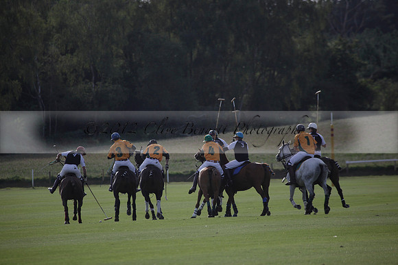 Maiz Dulce v Blackdown Equine Clinic in a Farewell Cup polo match played on Ambersham 1 at Cowdray Park Polo Club on Saturday 22 September 2012