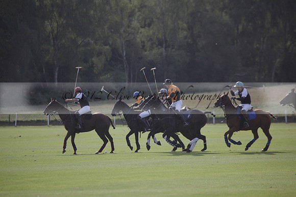 Maiz Dulce v Blackdown Equine Clinic in a Farewell Cup polo match played on Ambersham 1 at Cowdray Park Polo Club on Saturday 22 September 2012