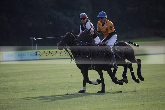 Maiz Dulce v Blackdown Equine Clinic in a Farewell Cup polo match played on Ambersham 1 at Cowdray Park Polo Club on Saturday 22 September 2012