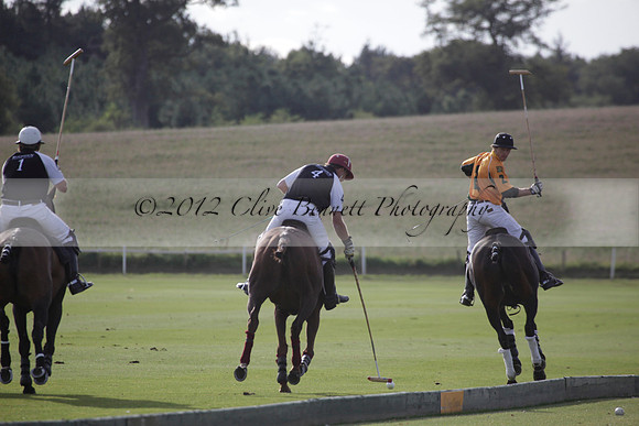 Maiz Dulce v Blackdown Equine Clinic in a Farewell Cup polo match played on Ambersham 1 at Cowdray Park Polo Club on Saturday 22 September 2012