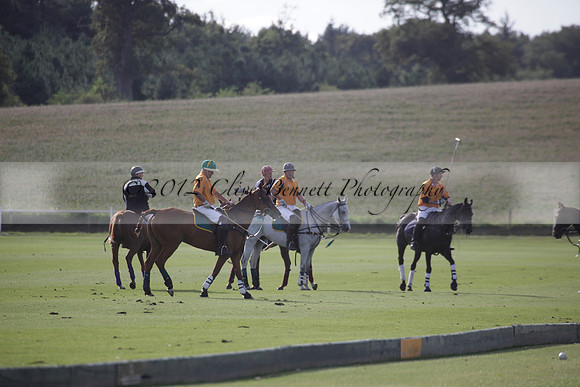 Maiz Dulce v Blackdown Equine Clinic in a Farewell Cup polo match played on Ambersham 1 at Cowdray Park Polo Club on Saturday 22 September 2012