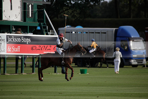 Maiz Dulce v Blackdown Equine Clinic in a Farewell Cup polo match played on Ambersham 1 at Cowdray Park Polo Club on Saturday 22 September 2012