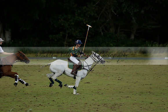 The Blue Jackets Cup polo match played between Maize Dulce (green) vs Home Farm (white) At the New Forest Polo Club on Sunday 18 August 2013