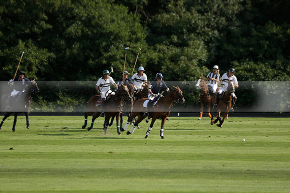 Pandas (white) v Home Farm (navy) in a Park House West Sussex Cup Polo match on Brooksfield at Cowdray Park Polo Club on Friday 30 August 2013. 2013.08.30 www.polopictures.co.uk