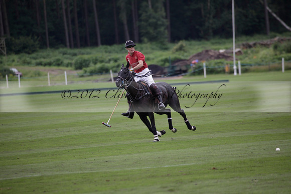 La Bamba de Areco v Richard Mille in a Veuve Clicquot Gold Cup Polo match played on Ambersham 1  on Wednesday 04 July 2012