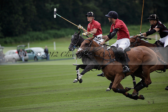 La Bamba de Areco v Richard Mille in a Veuve Clicquot Gold Cup Polo match played on Ambersham 1  on Wednesday 04 July 2012