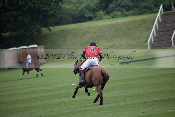 La Bamba de Areco v Richard Mille in a Veuve Clicquot Gold Cup Polo match played on Ambersham 1  on Wednesday 04 July 2012