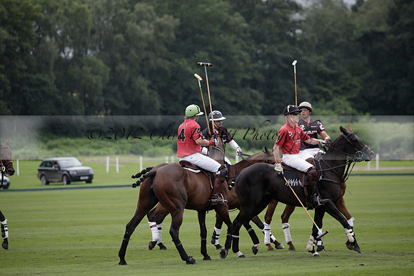 La Bamba de Areco v Richard Mille in a Veuve Clicquot Gold Cup Polo match played on Ambersham 1  on Wednesday 04 July 2012