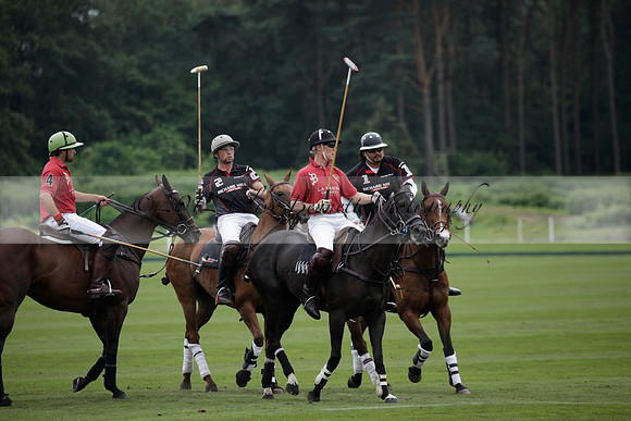 La Bamba de Areco v Richard Mille in a Veuve Clicquot Gold Cup Polo match played on Ambersham 1  on Wednesday 04 July 2012