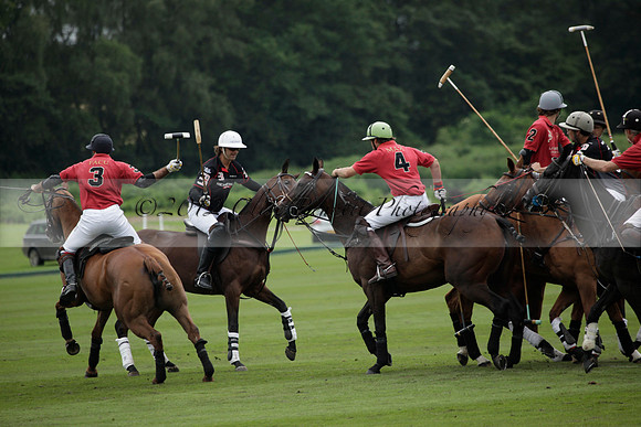 La Bamba de Areco v Richard Mille in a Veuve Clicquot Gold Cup Polo match played on Ambersham 1  on Wednesday 04 July 2012