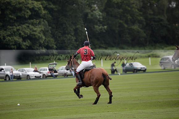 La Bamba de Areco v Richard Mille in a Veuve Clicquot Gold Cup Polo match played on Ambersham 1  on Wednesday 04 July 2012