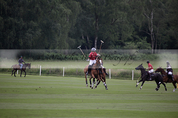 La Bamba de Areco v Richard Mille in a Veuve Clicquot Gold Cup Polo match played on Ambersham 1  on Wednesday 04 July 2012