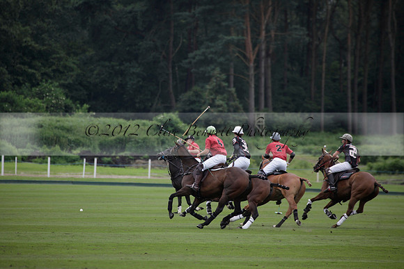 La Bamba de Areco v Richard Mille in a Veuve Clicquot Gold Cup Polo match played on Ambersham 1  on Wednesday 04 July 2012