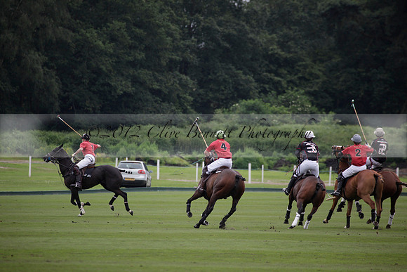 La Bamba de Areco v Richard Mille in a Veuve Clicquot Gold Cup Polo match played on Ambersham 1  on Wednesday 04 July 2012