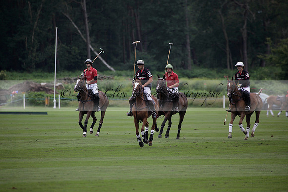 La Bamba de Areco v Richard Mille in a Veuve Clicquot Gold Cup Polo match played on Ambersham 1  on Wednesday 04 July 2012