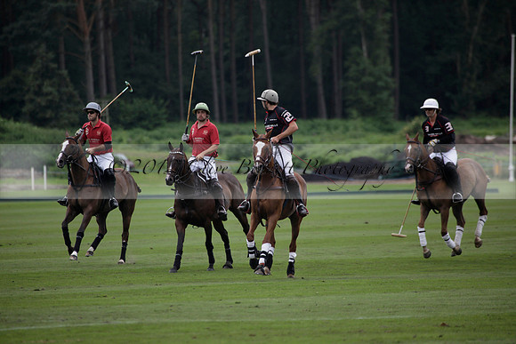 La Bamba de Areco v Richard Mille in a Veuve Clicquot Gold Cup Polo match played on Ambersham 1  on Wednesday 04 July 2012