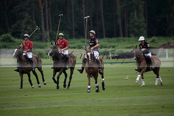 La Bamba de Areco v Richard Mille in a Veuve Clicquot Gold Cup Polo match played on Ambersham 1  on Wednesday 04 July 2012