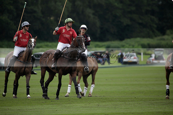 La Bamba de Areco v Richard Mille in a Veuve Clicquot Gold Cup Polo match played on Ambersham 1  on Wednesday 04 July 2012