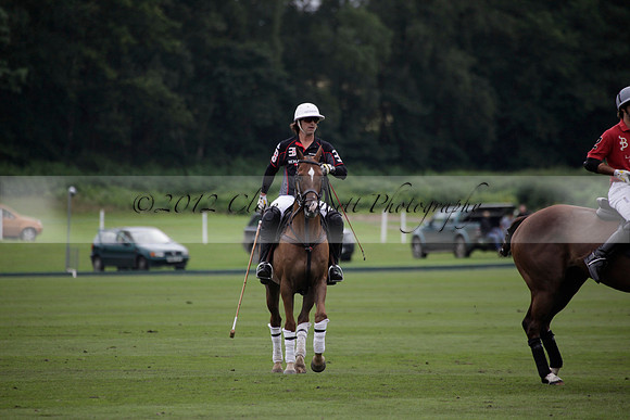 La Bamba de Areco v Richard Mille in a Veuve Clicquot Gold Cup Polo match played on Ambersham 1  on Wednesday 04 July 2012