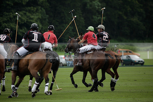 La Bamba de Areco v Richard Mille in a Veuve Clicquot Gold Cup Polo match played on Ambersham 1  on Wednesday 04 July 2012