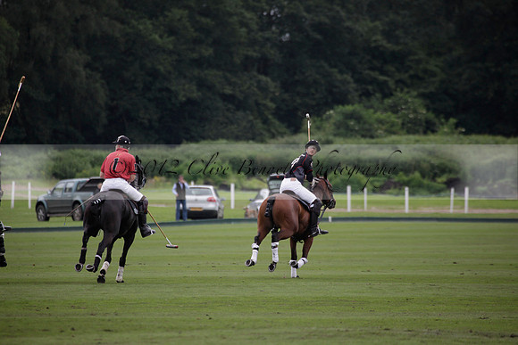 La Bamba de Areco v Richard Mille in a Veuve Clicquot Gold Cup Polo match played on Ambersham 1  on Wednesday 04 July 2012