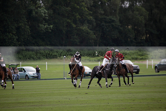 La Bamba de Areco v Richard Mille in a Veuve Clicquot Gold Cup Polo match played on Ambersham 1  on Wednesday 04 July 2012