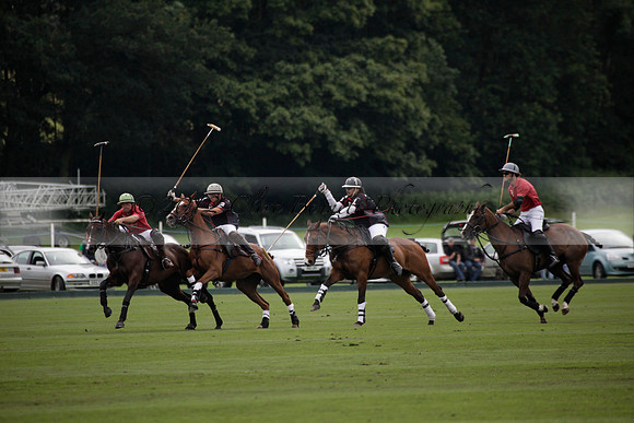 La Bamba de Areco v Richard Mille in a Veuve Clicquot Gold Cup Polo match played on Ambersham 1  on Wednesday 04 July 2012