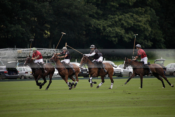 La Bamba de Areco v Richard Mille in a Veuve Clicquot Gold Cup Polo match played on Ambersham 1  on Wednesday 04 July 2012
