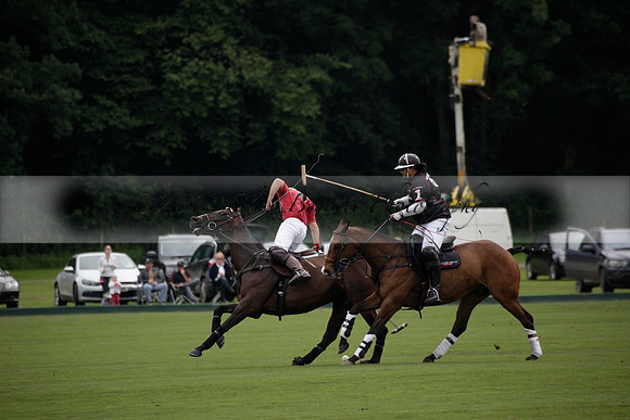 La Bamba de Areco v Richard Mille in a Veuve Clicquot Gold Cup Polo match played on Ambersham 1  on Wednesday 04 July 2012