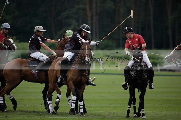 La Bamba de Areco v Richard Mille in a Veuve Clicquot Gold Cup Polo match played on Ambersham 1  on Wednesday 04 July 2012