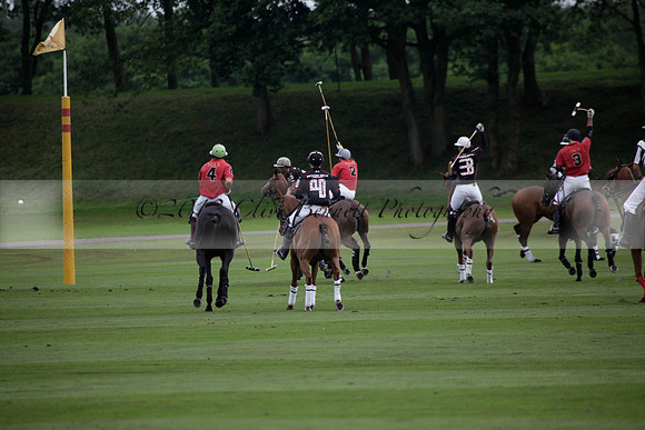 La Bamba de Areco v Richard Mille in a Veuve Clicquot Gold Cup Polo match played on Ambersham 1  on Wednesday 04 July 2012