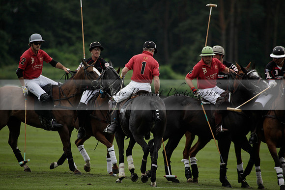 La Bamba de Areco v Richard Mille in a Veuve Clicquot Gold Cup Polo match played on Ambersham 1  on Wednesday 04 July 2012
