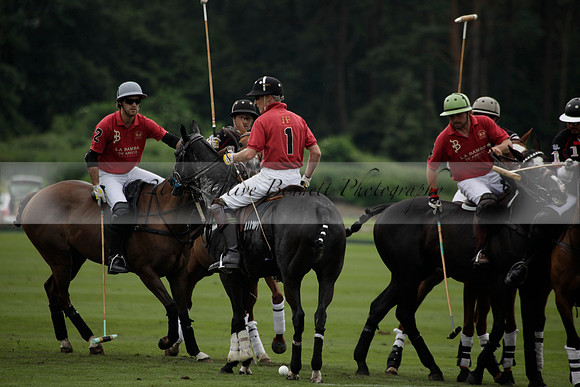 La Bamba de Areco v Richard Mille in a Veuve Clicquot Gold Cup Polo match played on Ambersham 1  on Wednesday 04 July 2012