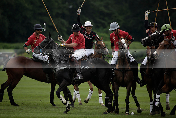 La Bamba de Areco v Richard Mille in a Veuve Clicquot Gold Cup Polo match played on Ambersham 1  on Wednesday 04 July 2012