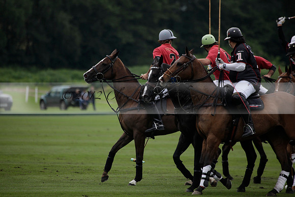 La Bamba de Areco v Richard Mille in a Veuve Clicquot Gold Cup Polo match played on Ambersham 1  on Wednesday 04 July 2012
