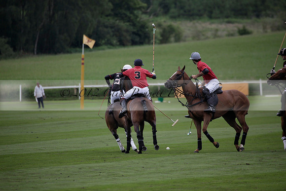 La Bamba de Areco v Richard Mille in a Veuve Clicquot Gold Cup Polo match played on Ambersham 1  on Wednesday 04 July 2012