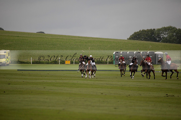 La Bamba de Areco v Richard Mille in a Veuve Clicquot Gold Cup Polo match played on Ambersham 1  on Wednesday 04 July 2012
