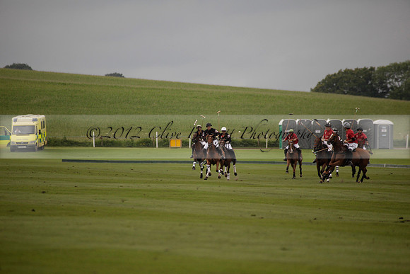 La Bamba de Areco v Richard Mille in a Veuve Clicquot Gold Cup Polo match played on Ambersham 1  on Wednesday 04 July 2012