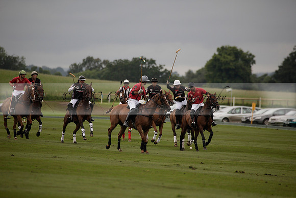La Bamba de Areco v Richard Mille in a Veuve Clicquot Gold Cup Polo match played on Ambersham 1  on Wednesday 04 July 2012
