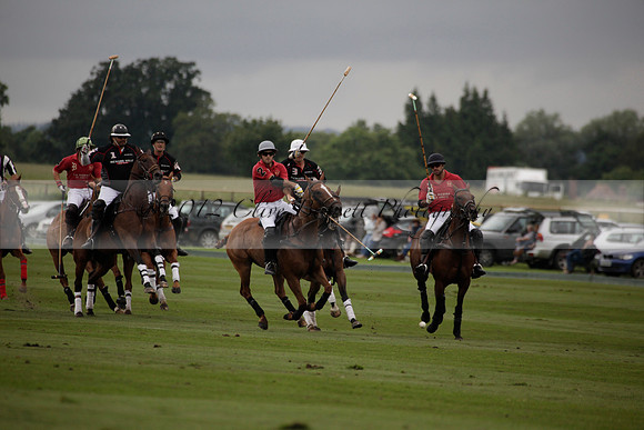 La Bamba de Areco v Richard Mille in a Veuve Clicquot Gold Cup Polo match played on Ambersham 1  on Wednesday 04 July 2012