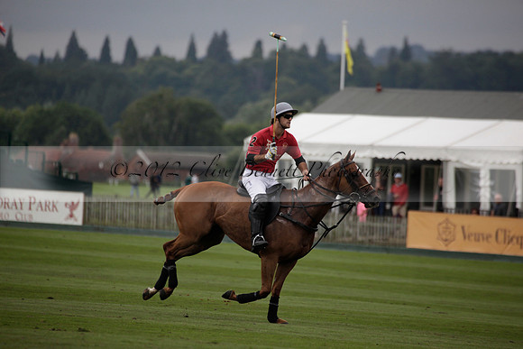 La Bamba de Areco v Richard Mille in a Veuve Clicquot Gold Cup Polo match played on Ambersham 1  on Wednesday 04 July 2012