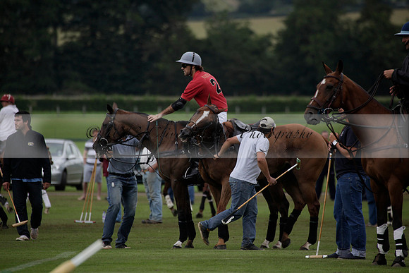 La Bamba de Areco v Richard Mille in a Veuve Clicquot Gold Cup Polo match played on Ambersham 1  on Wednesday 04 July 2012