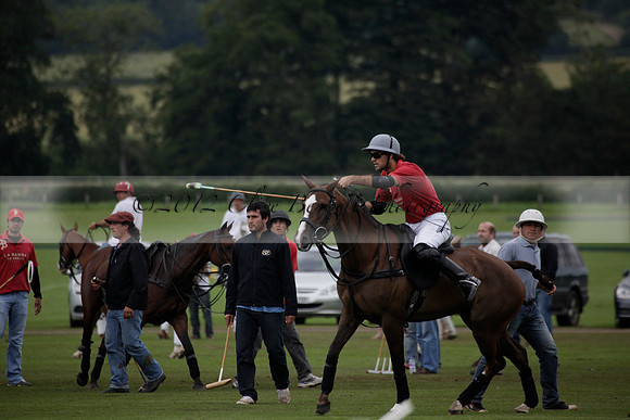 La Bamba de Areco v Richard Mille in a Veuve Clicquot Gold Cup Polo match played on Ambersham 1  on Wednesday 04 July 2012
