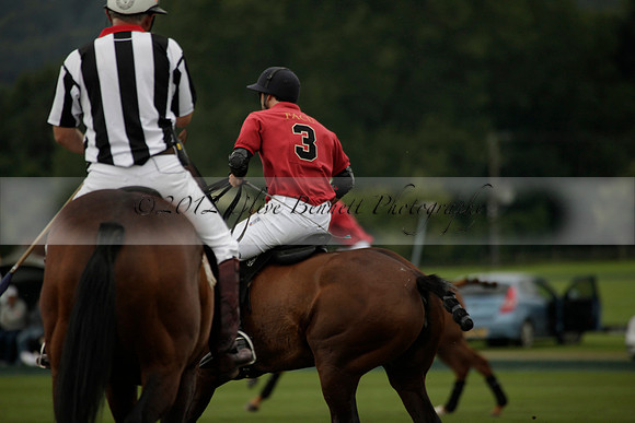 La Bamba de Areco v Richard Mille in a Veuve Clicquot Gold Cup Polo match played on Ambersham 1  on Wednesday 04 July 2012