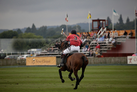 La Bamba de Areco v Richard Mille in a Veuve Clicquot Gold Cup Polo match played on Ambersham 1  on Wednesday 04 July 2012