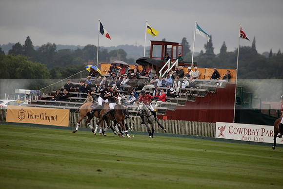 La Bamba de Areco v Richard Mille in a Veuve Clicquot Gold Cup Polo match played on Ambersham 1  on Wednesday 04 July 2012